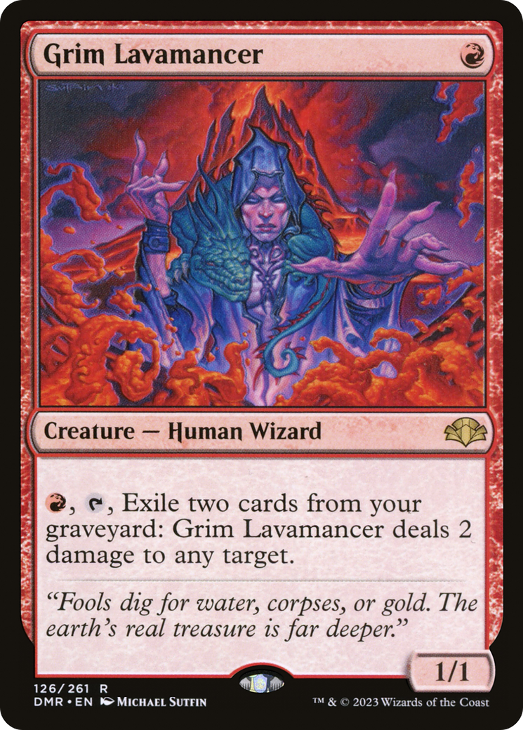 Grim Lavamancer (126) - Dominaria Remastered