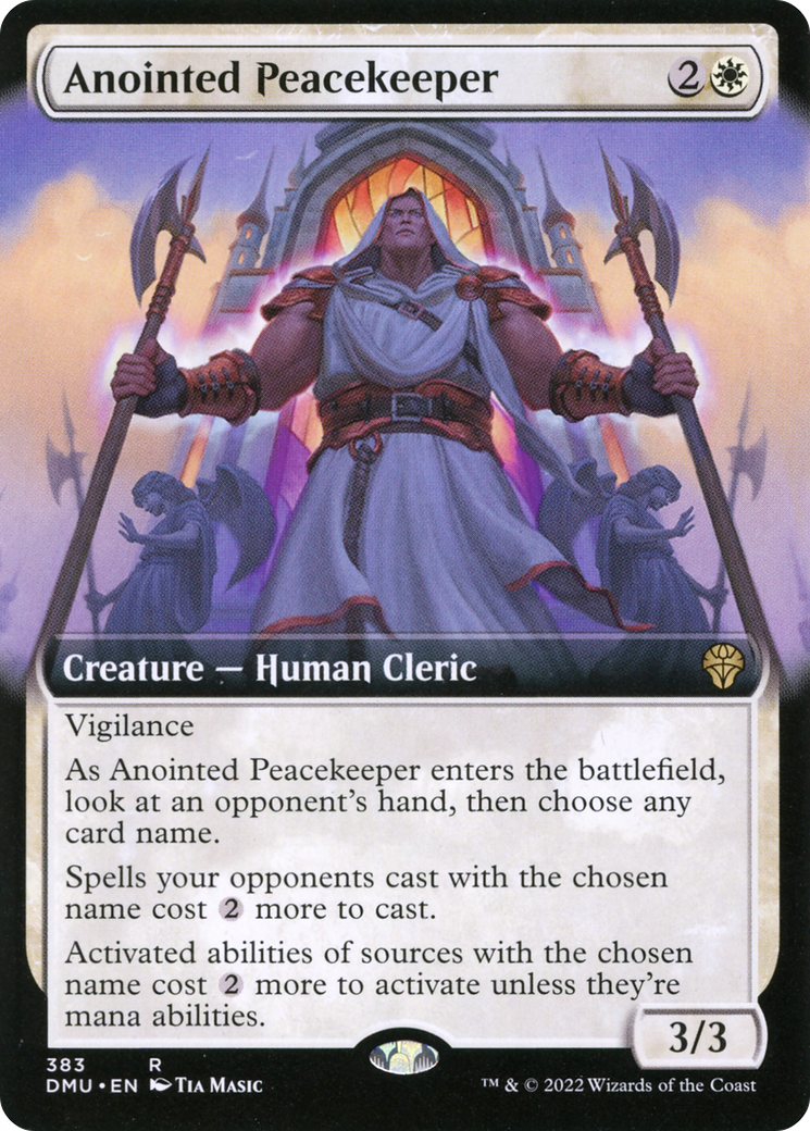 Anointed Peacekeeper (Extended Art) (383) - Dominaria United