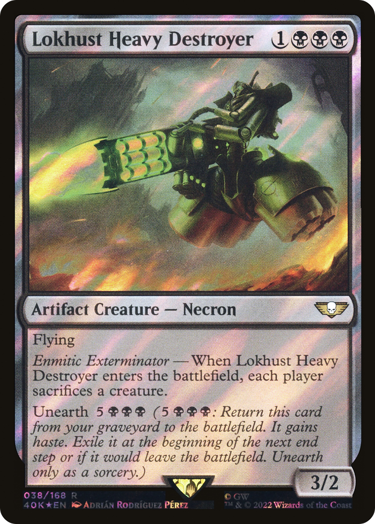Lokhust Heavy Destroyer (038) Surge Foil - Warhammer 40,000 Commander