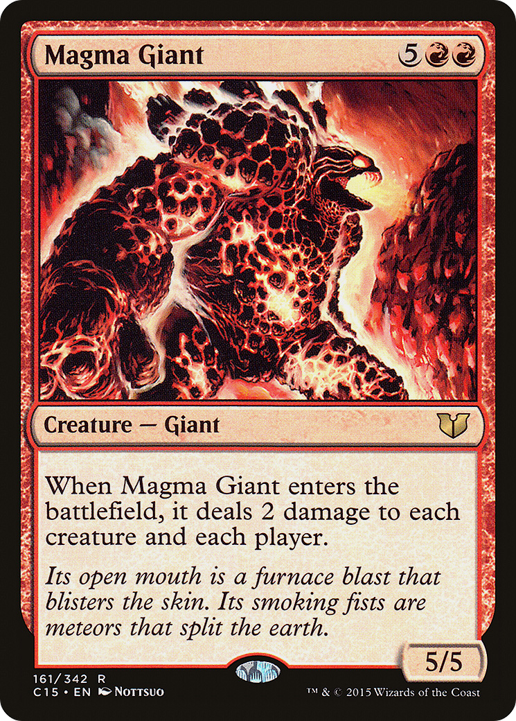 Magma Giant (161) - Commander 2015