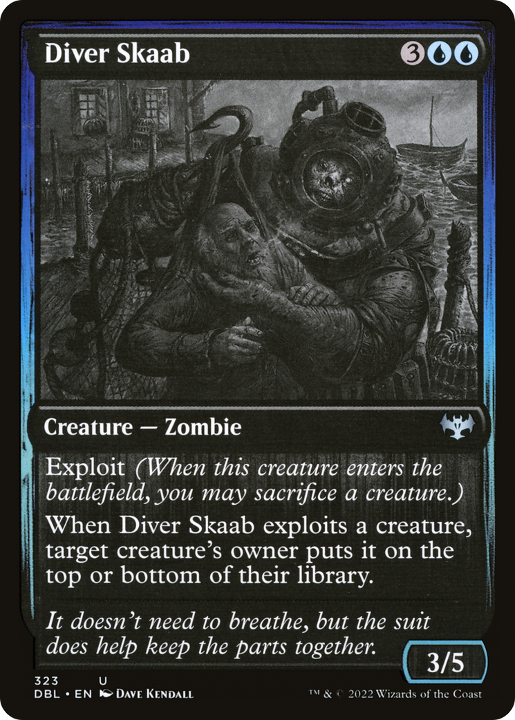 Diver Skaab (323) Foil - Innistrad: Double Feature