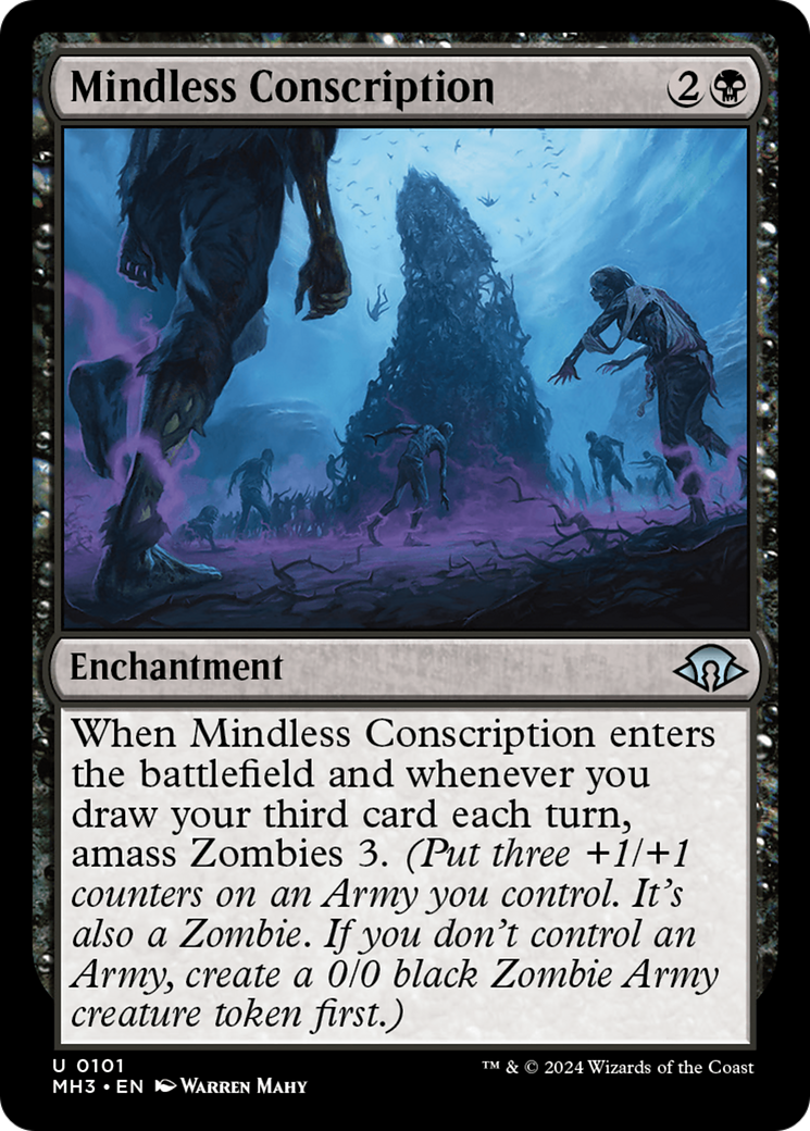 Mindless Conscription (101) Foil - Modern Horizons 3