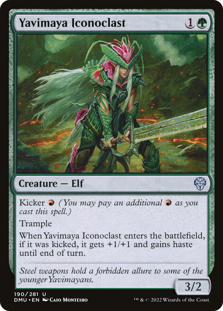 Yavimaya Iconoclast (190) Foil - Dominaria United