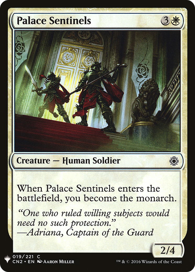 Palace Sentinels (CN2-19) - The List