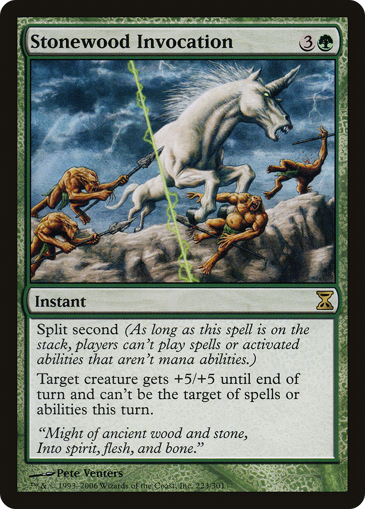 Stonewood Invocation (223) Foil - Time Spiral
