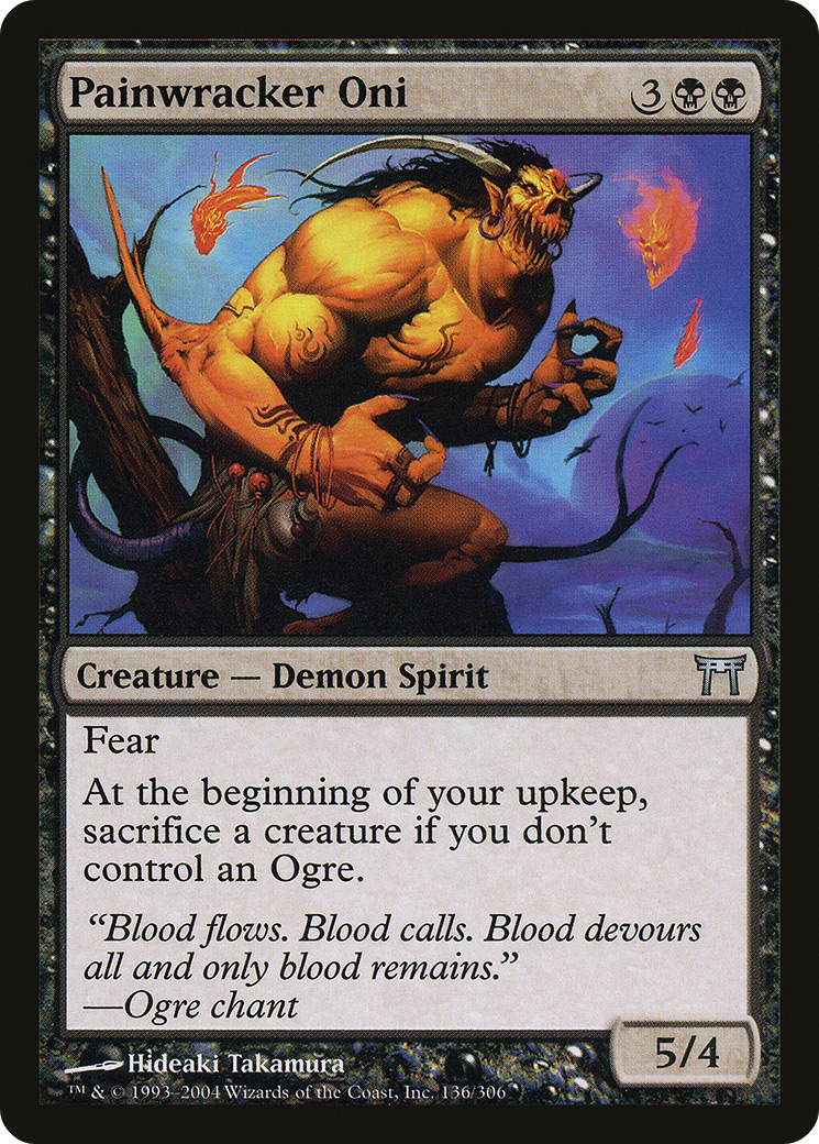 Painwracker Oni (136) Foil - Champions of Kamigawa