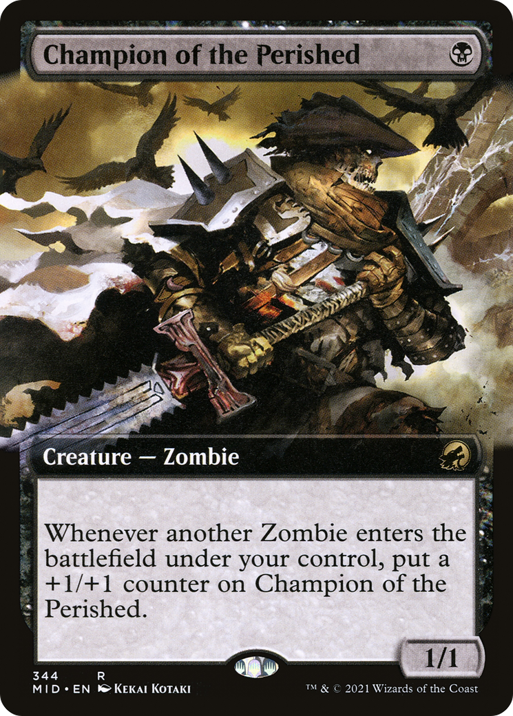 Champion of the Perished (Extended Art) (344) - Innistrad: Midnight Hunt