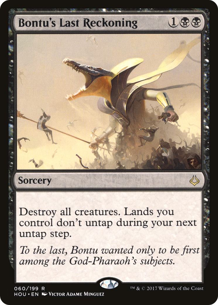 Bontu's Last Reckoning (060) Foil - Hour of Devastation