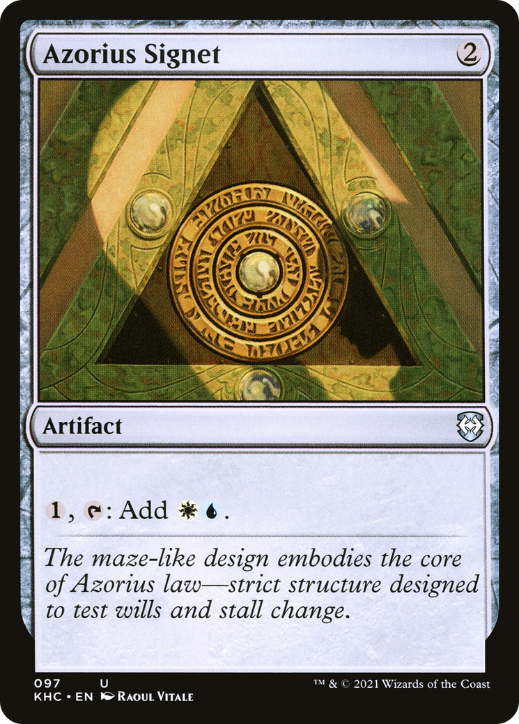 Azorius Signet (097) - Kaldheim Commander