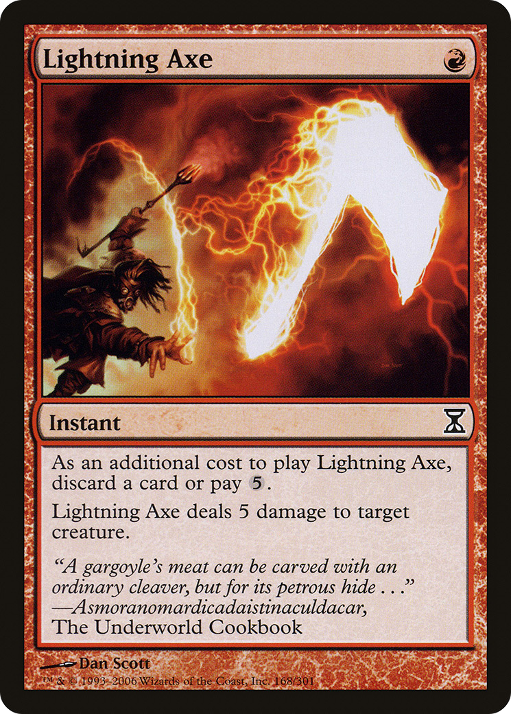 Lightning Axe (168) - Time Spiral
