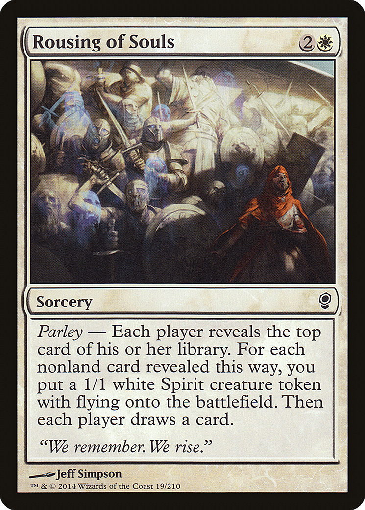 Rousing of Souls (019) Foil - Conspiracy