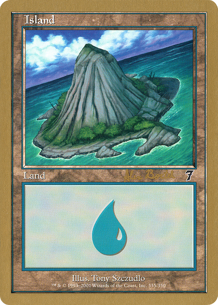 Island (335) - 2001 Alex Borteh (INV) (Retro) - World Championship Decks 2001