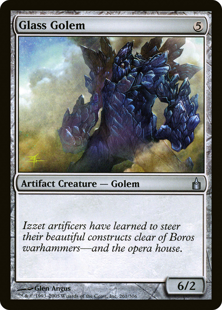 Glass Golem (261) - Ravnica: City of Guilds
