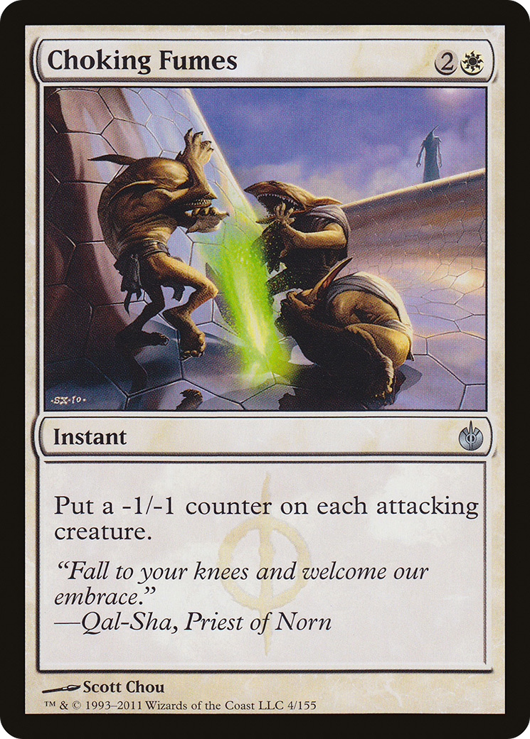 Choking Fumes (004) Foil - Mirrodin Besieged
