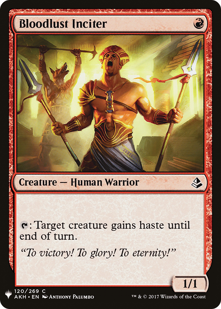 Bloodlust Inciter (AKH-120) - The List