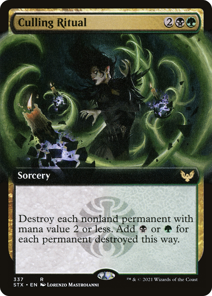 Culling Ritual (Extended Art) (337) Foil - Strixhaven: School of Mages