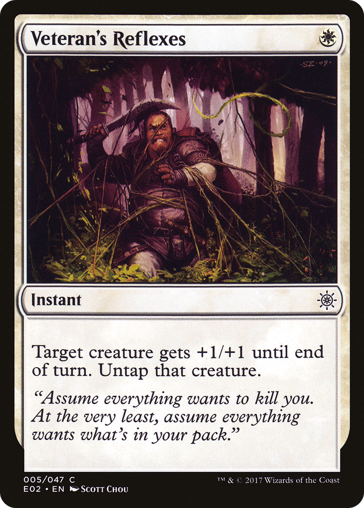 Veteran's Reflexes (005) - Explorers of Ixalan