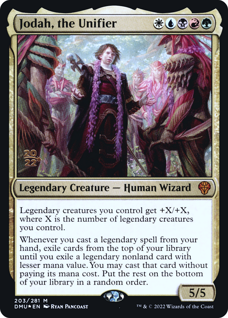 Jodah, the Unifier (203s) Foil - Dominaria United Promos