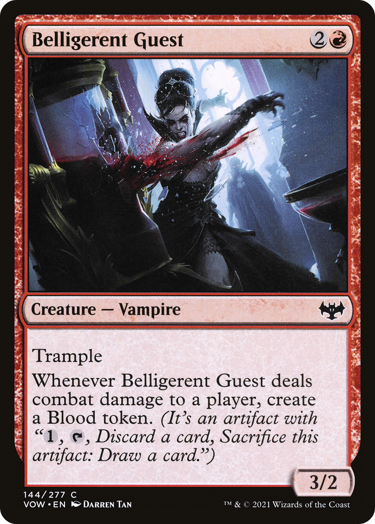 Belligerent Guest (144) - Innistrad: Crimson Vow