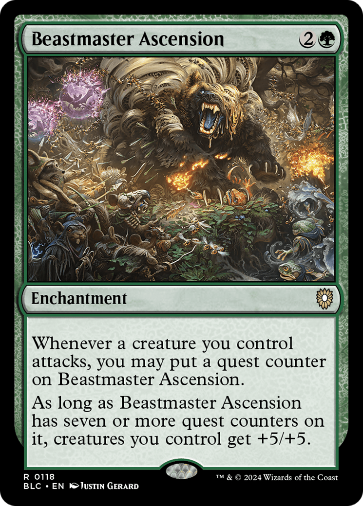 Beastmaster Ascension (118) - Bloomburrow Commander