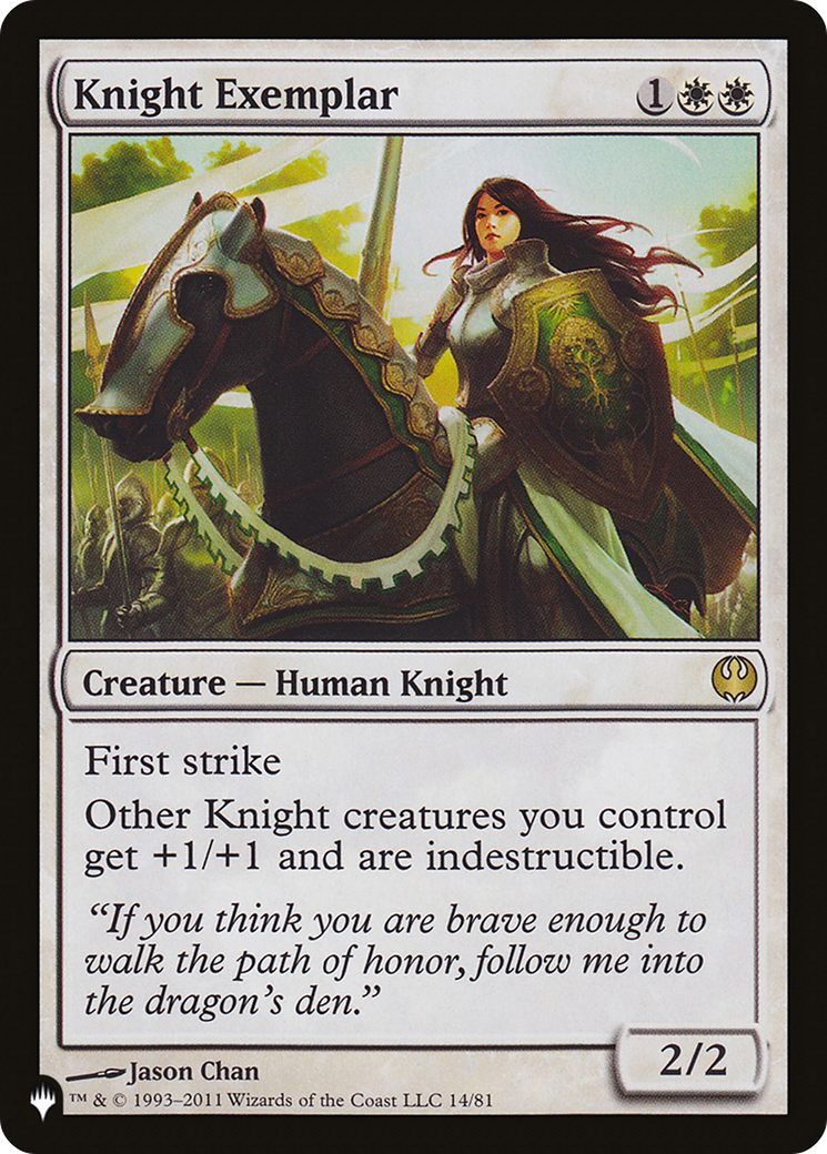Knight Exemplar (DDG-14) - The List