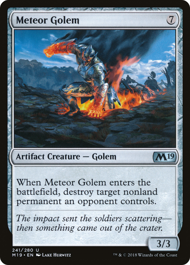 Meteor Golem (241) - Core Set 2019