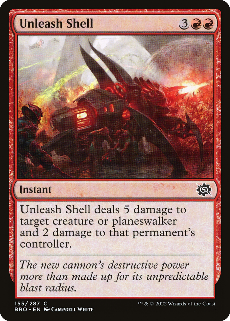 Unleash Shell (155) Foil - The Brothers' War