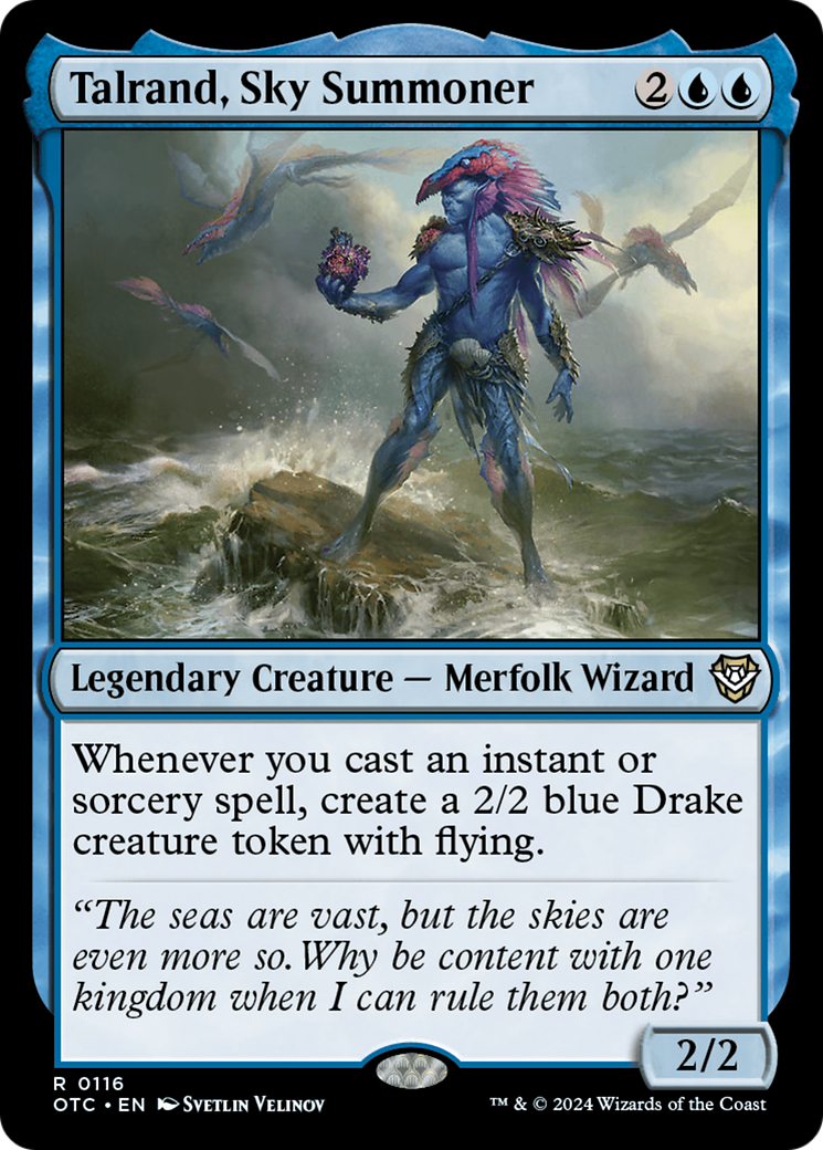 Talrand, Sky Summoner (116) - Outlaws of Thunder Junction Commander