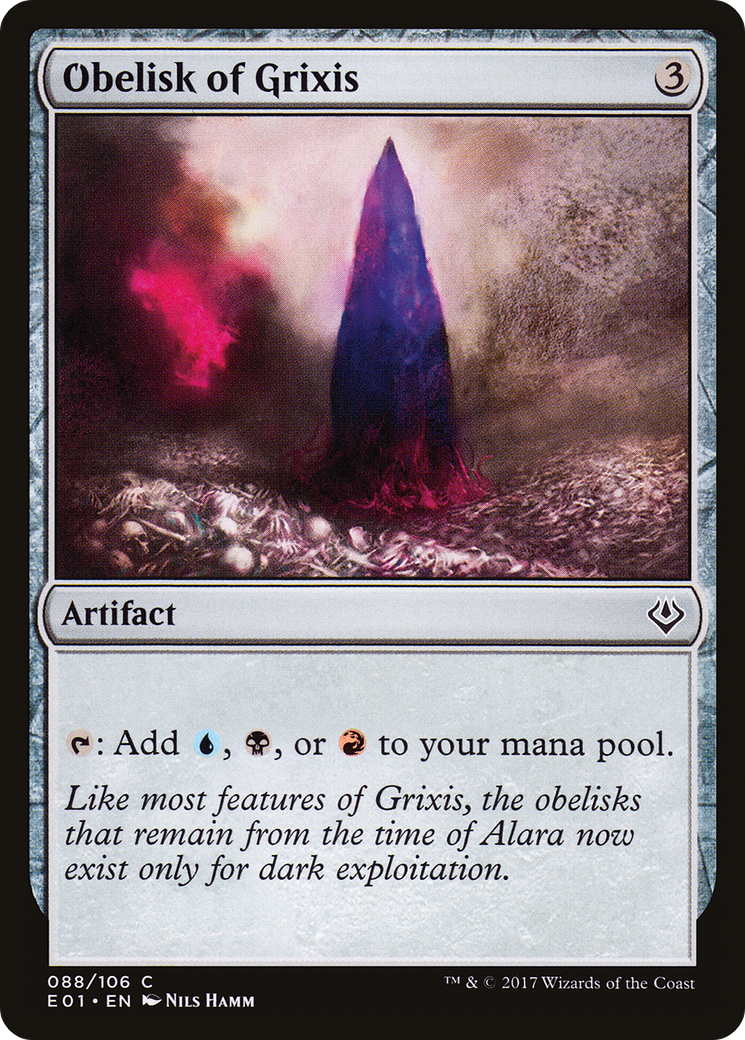 Obelisk of Grixis (088) - Archenemy: Nicol Bolas