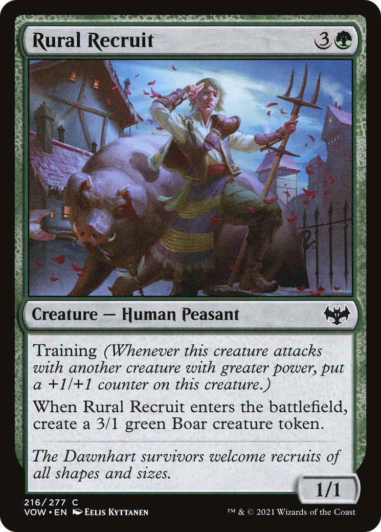 Rural Recruit (216) - Innistrad: Crimson Vow