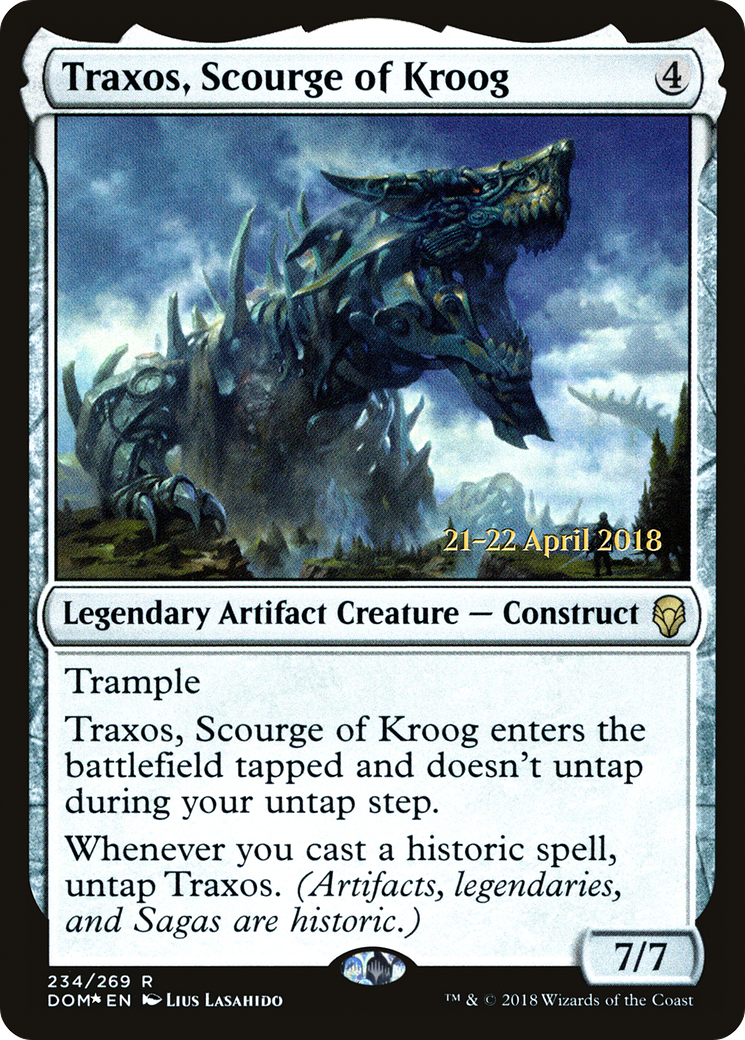 Traxos, Scourge of Kroog (234s) Foil - Dominaria Promos