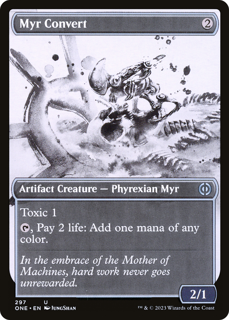 Myr Convert (Showcase) (297) - Phyrexia: All Will Be One