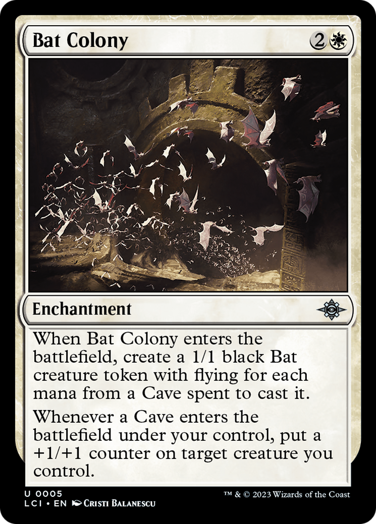 Bat Colony (005) - The Lost Caverns of Ixalan