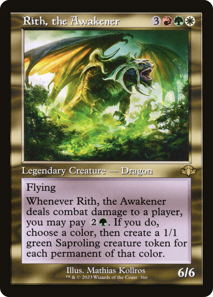 Rith, the Awakener (Retro) (366) Foil - Dominaria Remastered