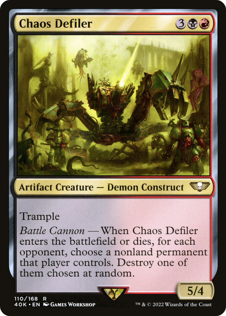 Chaos Defiler (110) - Warhammer 40,000 Commander