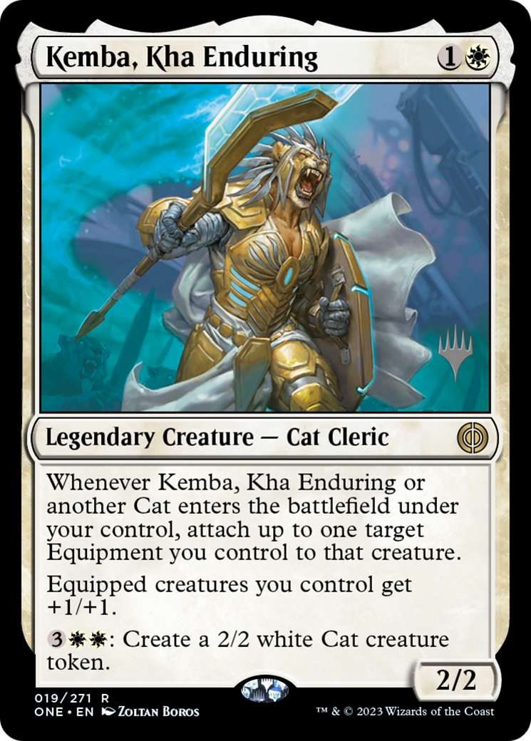 Kemba, Kha Enduring (019) - Phyrexia: All Will Be One Promos