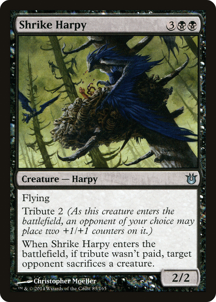 Shrike Harpy (083) Foil - Born of the Gods