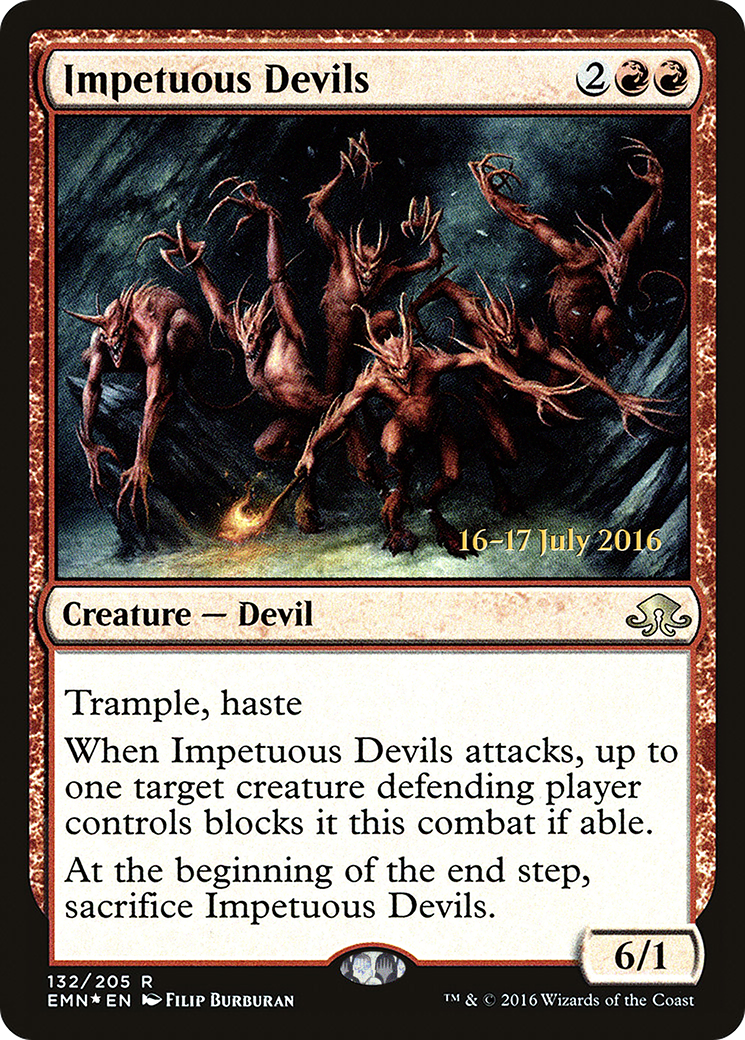 Impetuous Devils (132s) Foil - Eldritch Moon Promos