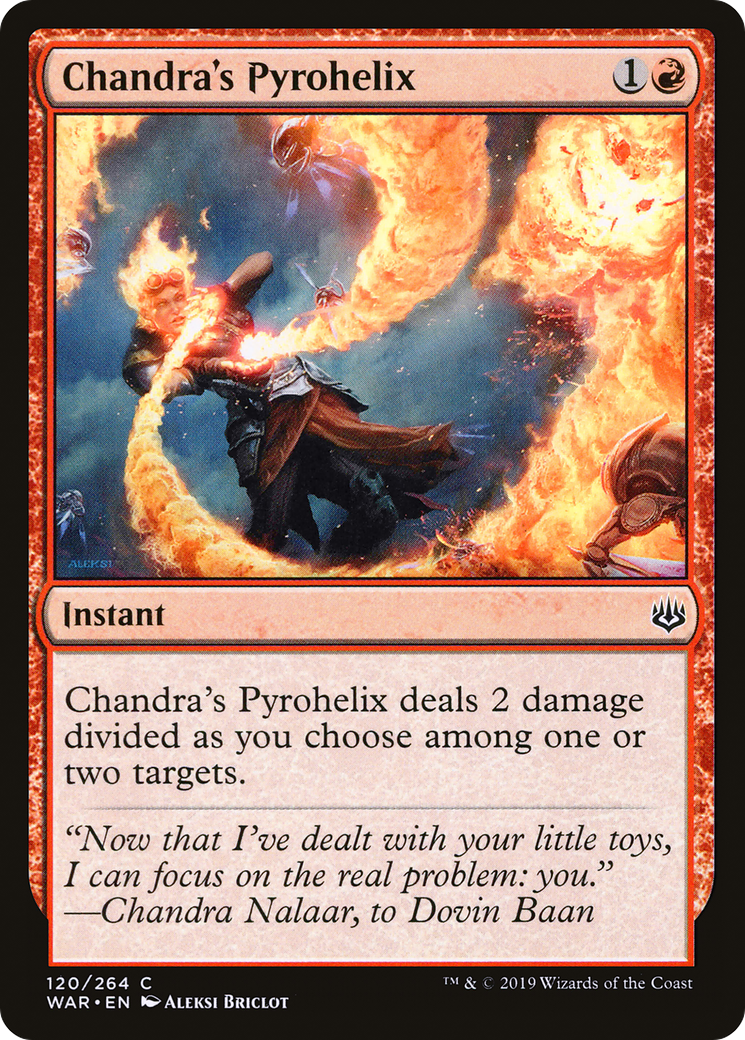 Chandra's Pyrohelix (120) Foil - War of the Spark
