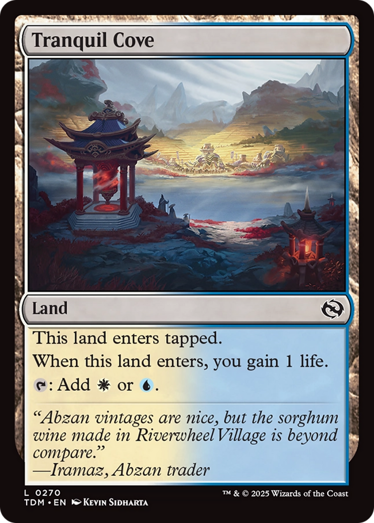 Tranquil Cove (270) Foil - Tarkir: Dragonstorm
