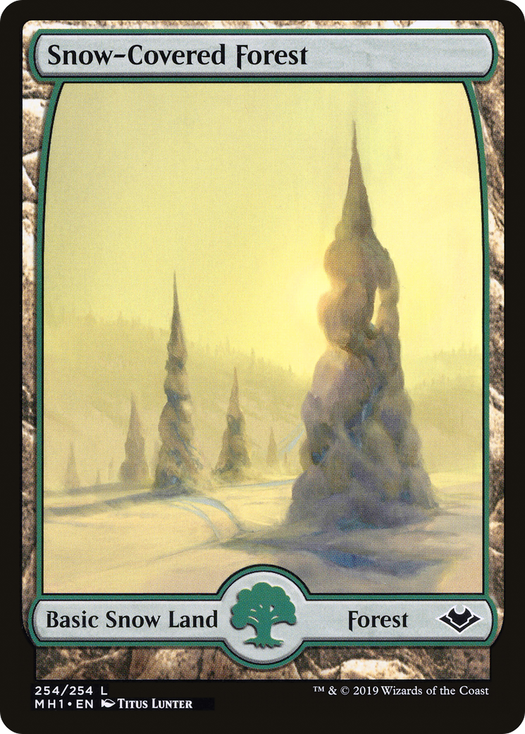 Snow-Covered Forest (254) - Modern Horizons