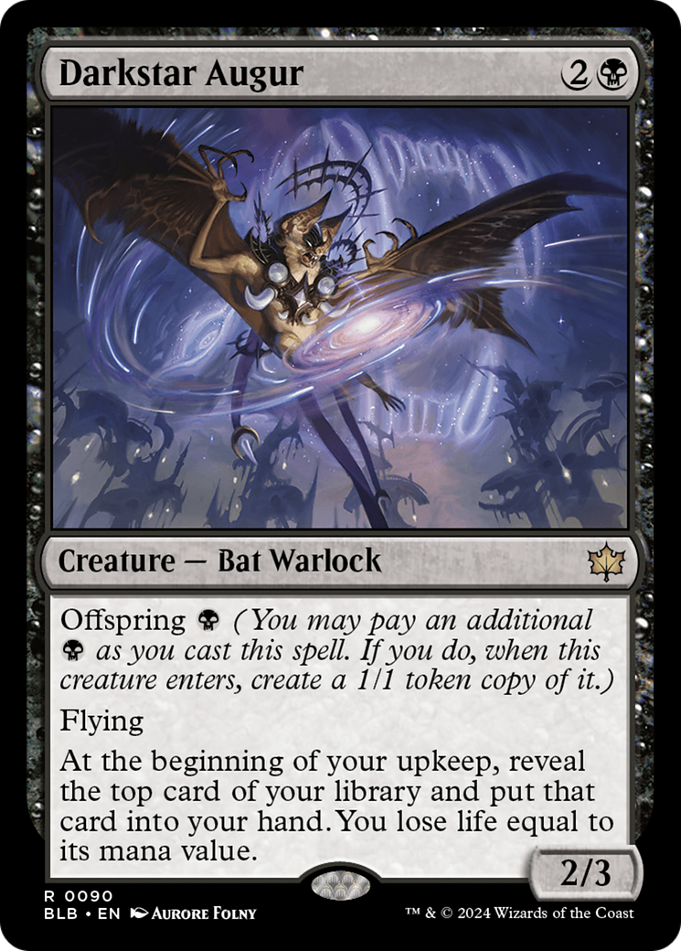 Darkstar Augur (090) Foil - Bloomburrow