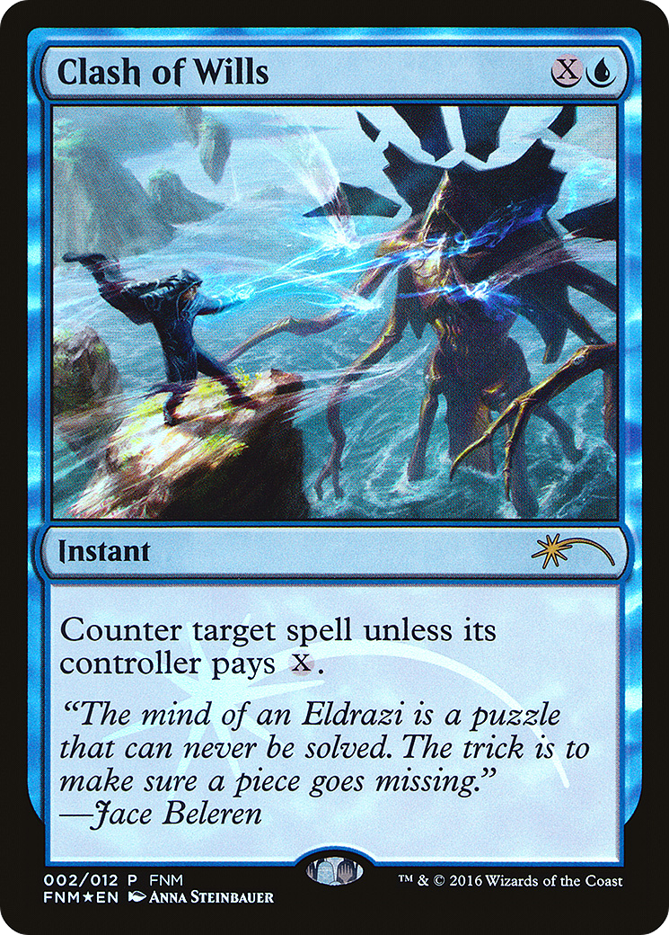 Clash of Wills (002) Foil - Friday Night Magic 2016