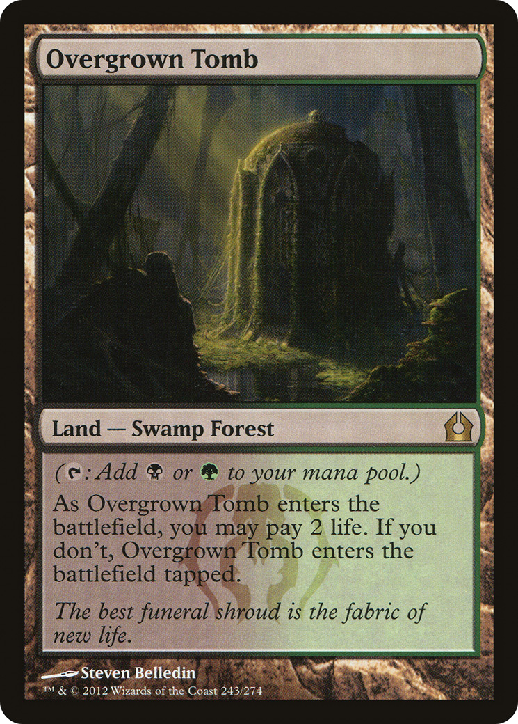 Overgrown Tomb (243) Foil - Return to Ravnica