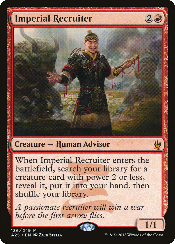 Imperial Recruiter (136) Foil - Masters 25