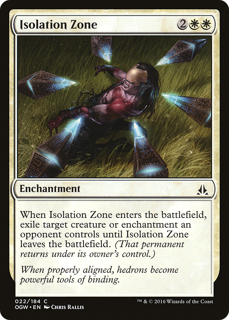 Isolation Zone (022) Foil - Oath of the Gatewatch