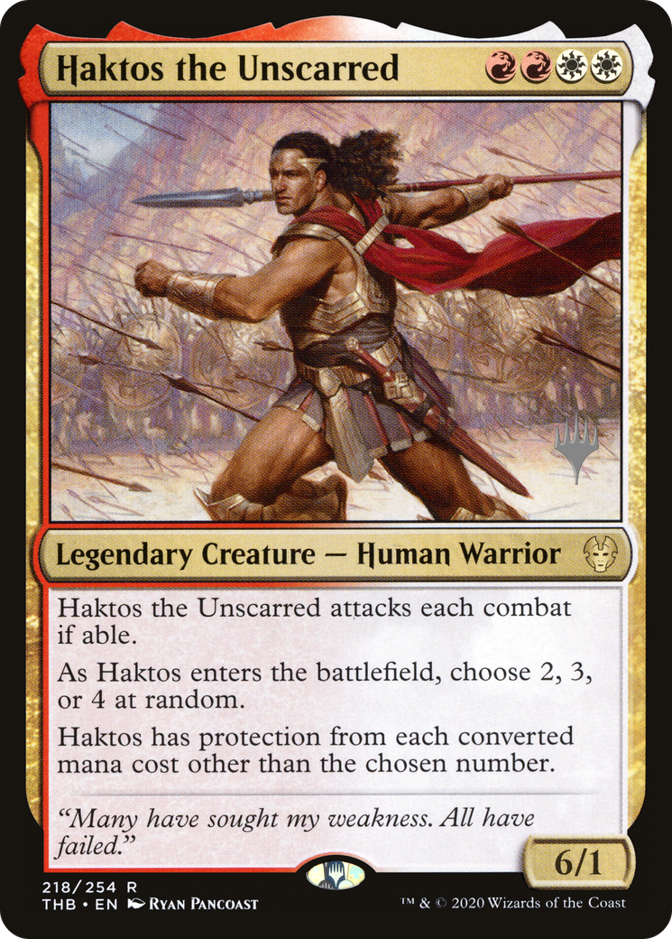 Haktos the Unscarred (218p) - Theros Beyond Death Promos