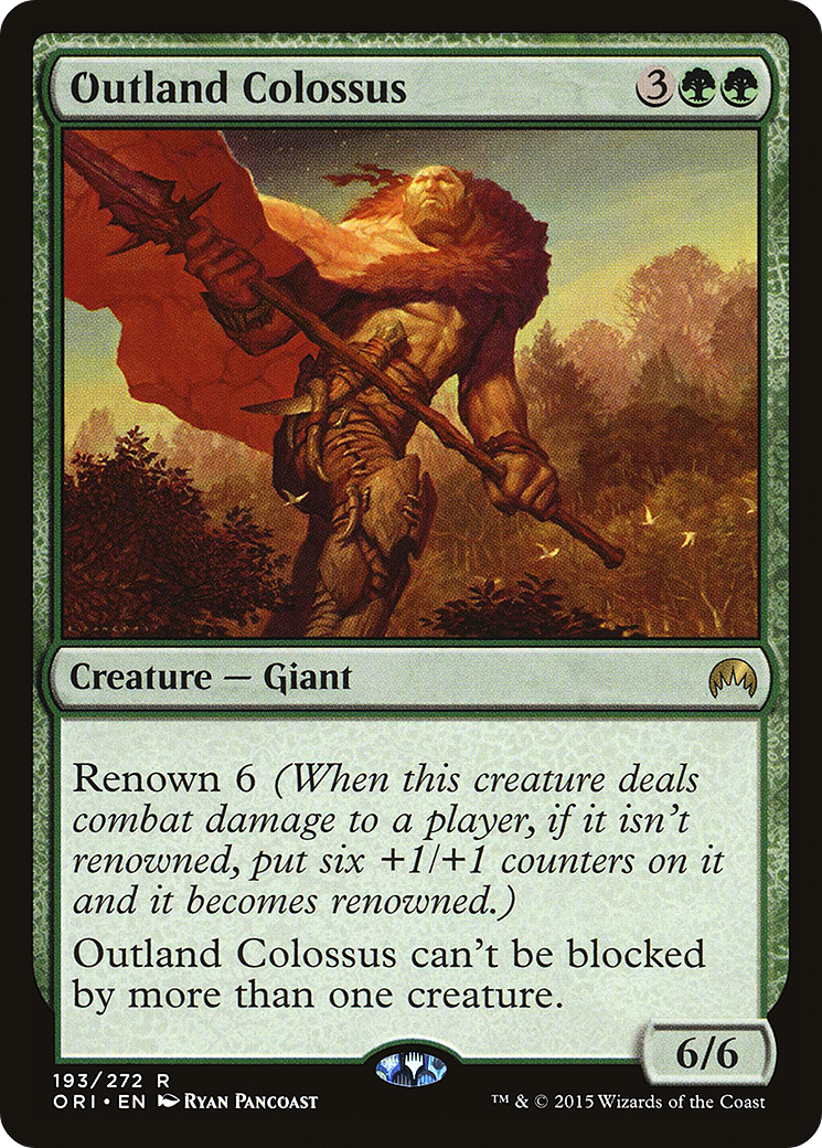 Outland Colossus (193) Foil - Magic Origins