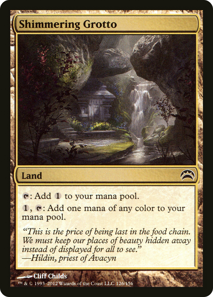 Shimmering Grotto (126) - Planechase 2012