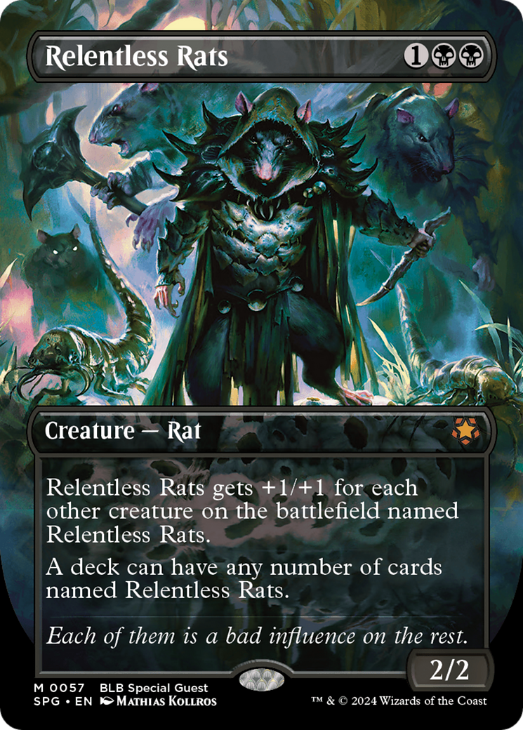 Relentless Rats (Borderless) (057) Foil - Special Guests